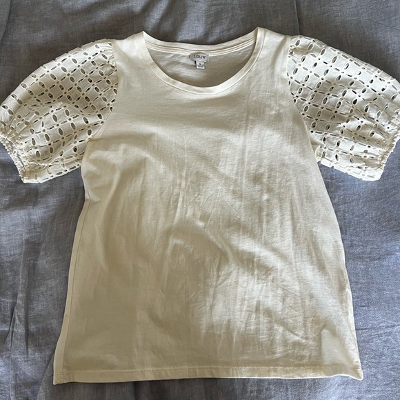 J. Crew Puff Sleeve Top - Picture 2 of 4